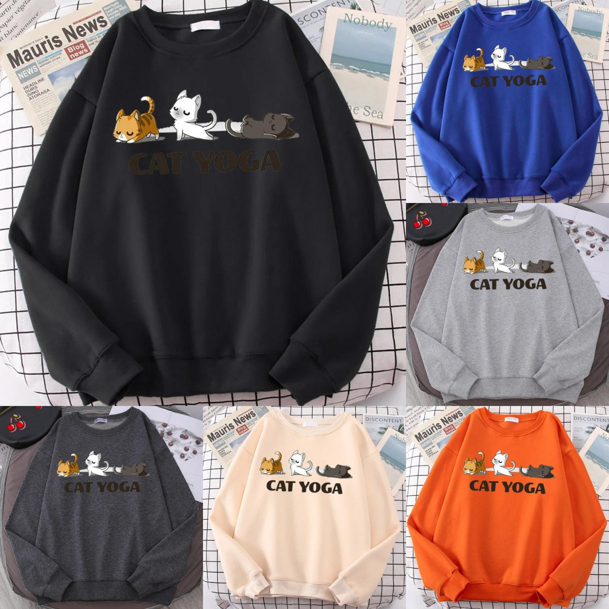 Women's Printed Yoga Sweatshirt | Active Pullover