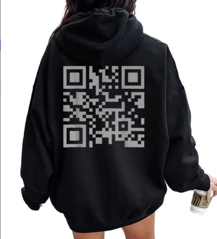 Cozy Brushed Letter Print Hoodie for Women