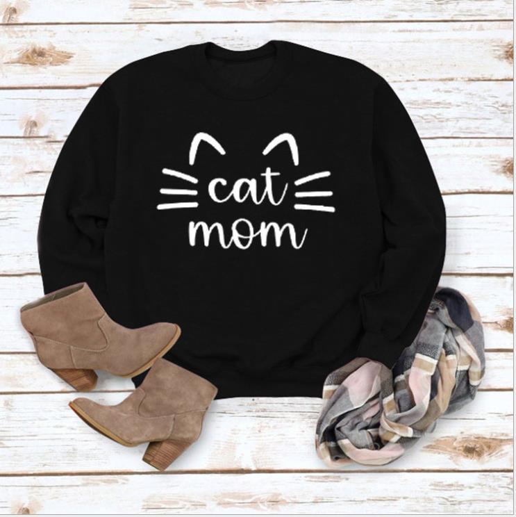 Chic Letter Print Loose Long Sleeve Casual Sweater