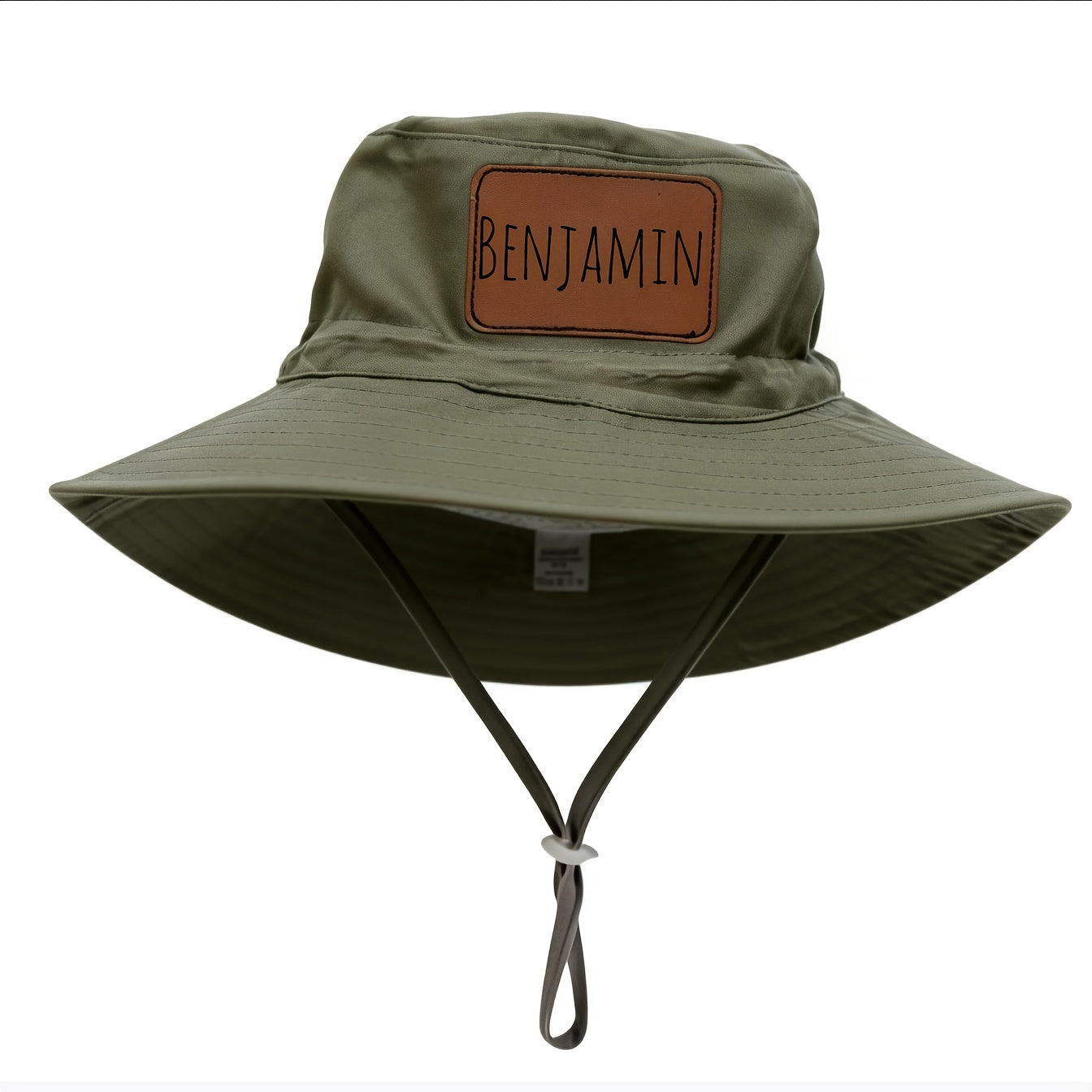 Lightweight Foldable Fisherman Hat for Kids with Personalized Name Tag