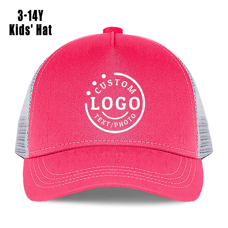 Custom Kids' Baseball Cap with Personalized Design