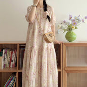 Floral Fashionable Casual Dress for Women