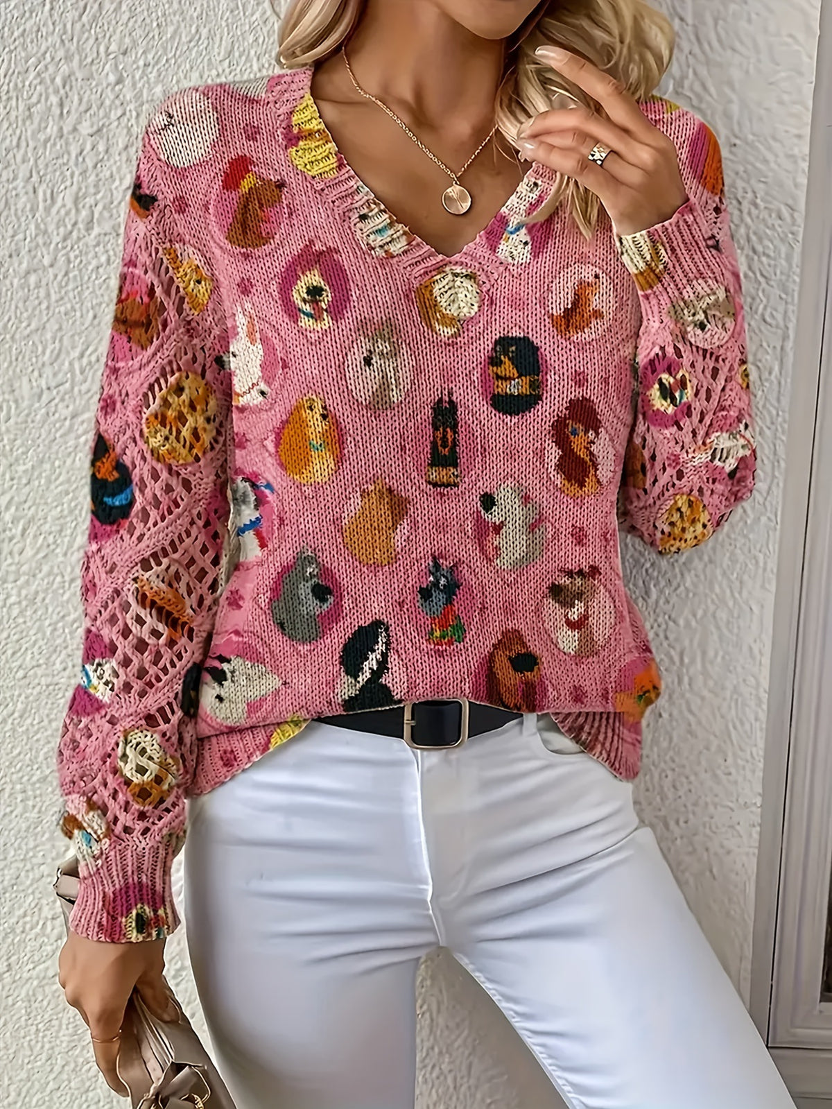 Pullover Long Sleeve Spring and Autumn Sweater
