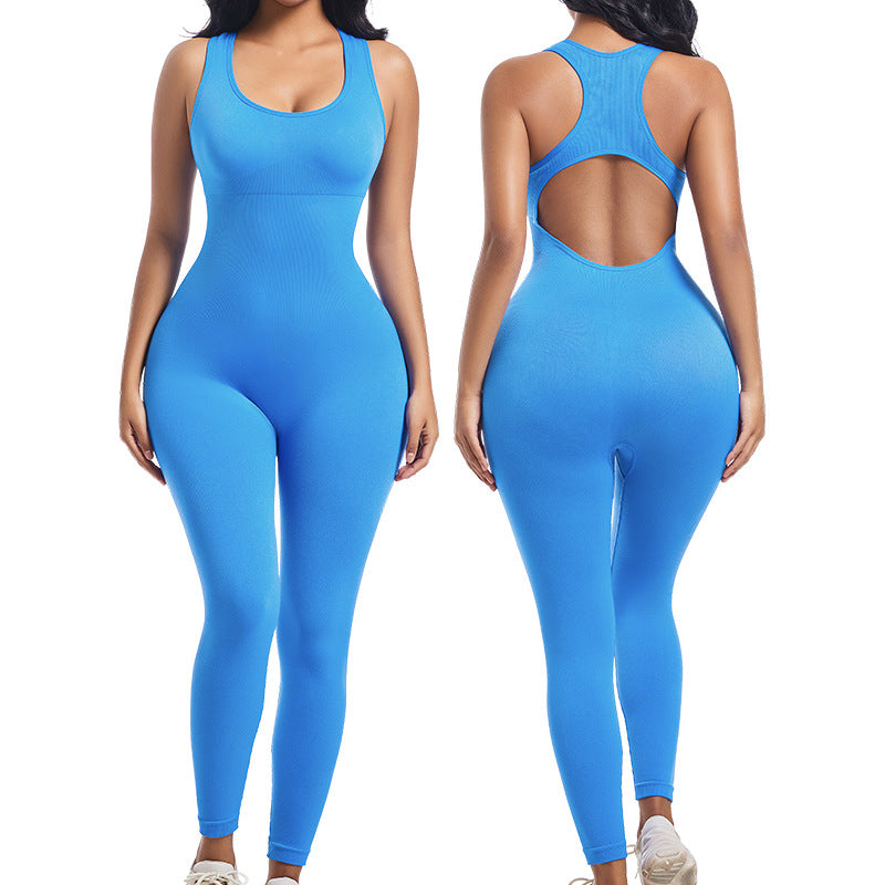 Women's Long Sleeve Shaping Yoga Jumpsuit
