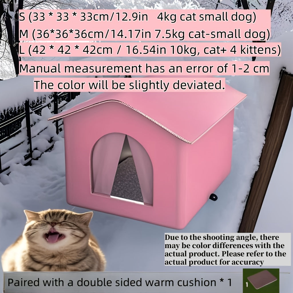 Large Outdoor Pet Shelter with Oxford Cloth Roof and Walls