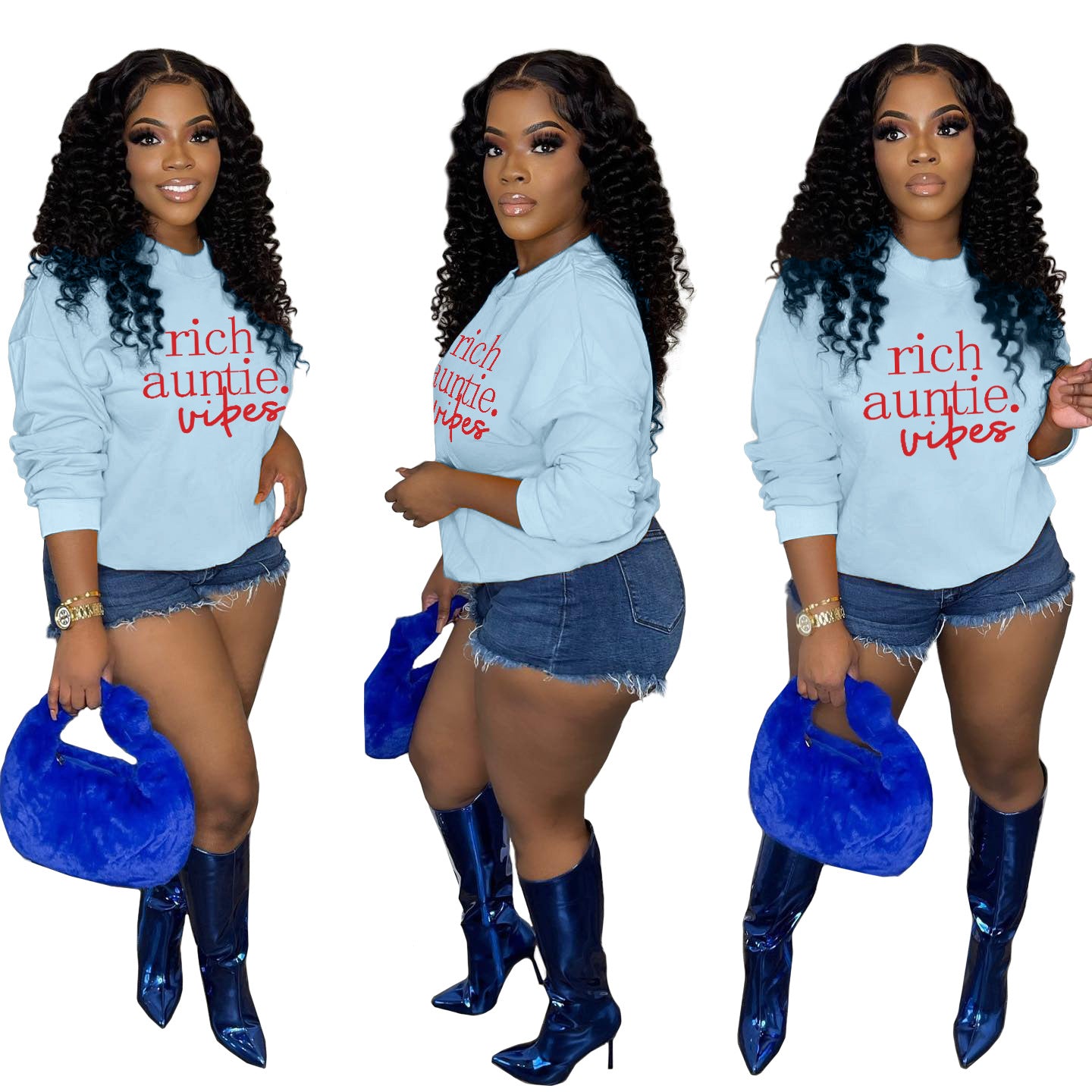 Cozy Fleece-Lined High Collar Casual Sweatshirt