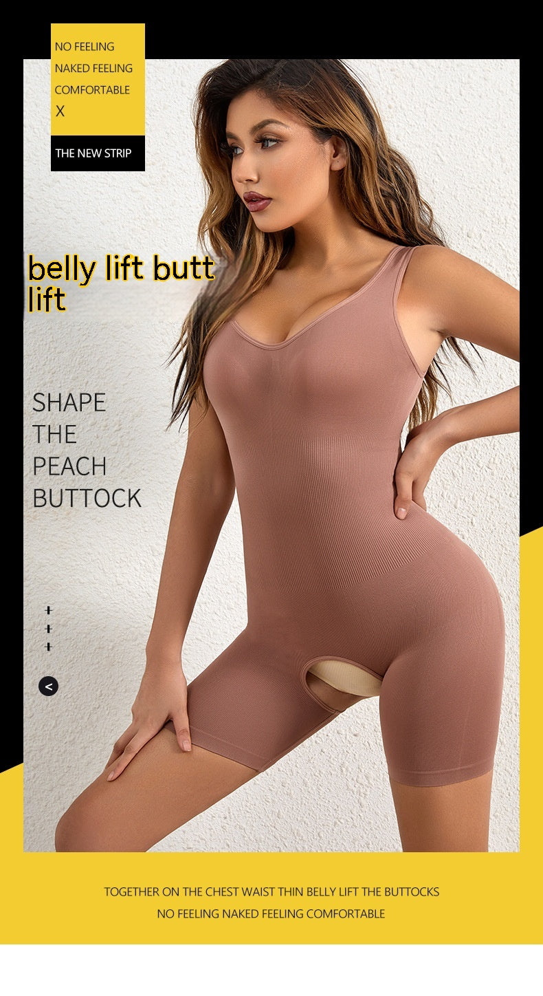 Seamless Postpartum Waist Trainer & Body Shaper Bodysuit