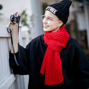Warm Vintage Wool Scarf for Couples