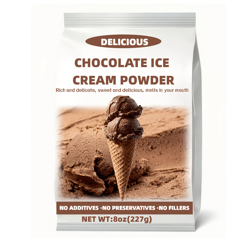 Milk Chocolate Ice Cream Powder, 8 oz (227g)