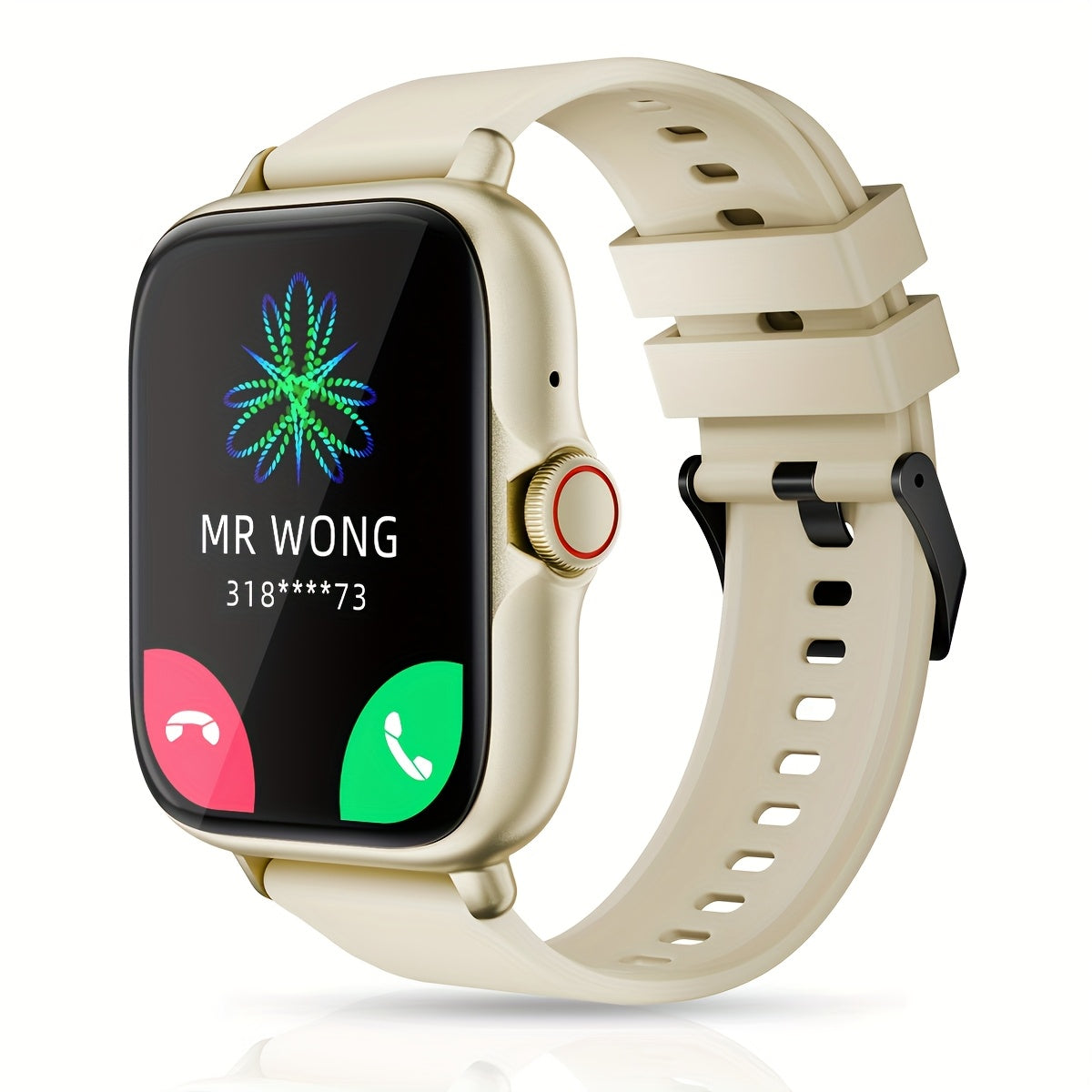 Multifunctional Sports Smart Watch – 1.83‑Inch Full Touch Screen, Wireless Calling & Messaging, Pedometer and Fitness Tracker, Compatible with iPhone and Android