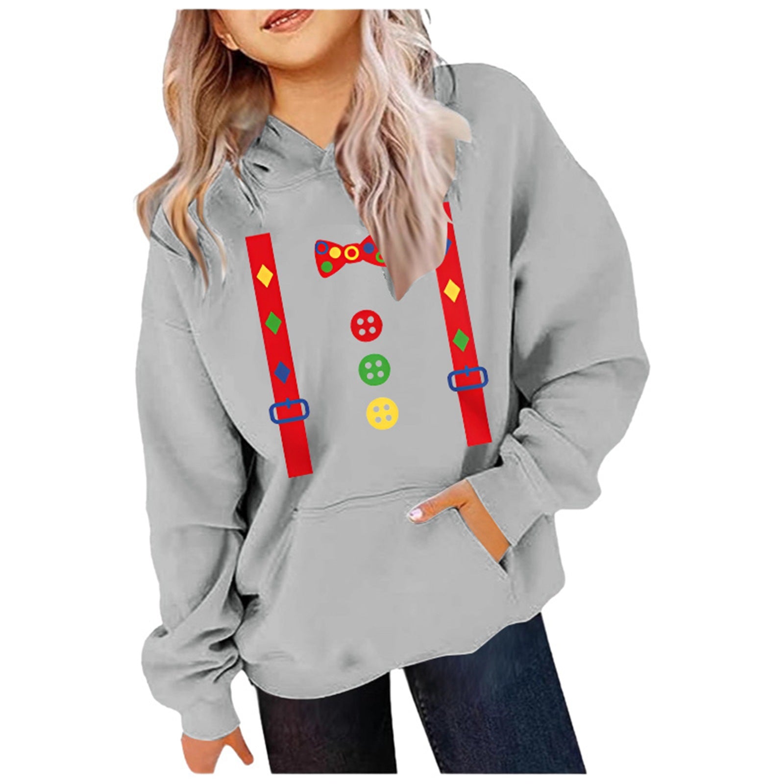 Festive Women's Christmas Print Sweatshirt