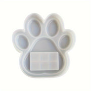 Large Dog Paw Photo Frame Mold – Decorative Plaster Stone for Garden Memorial