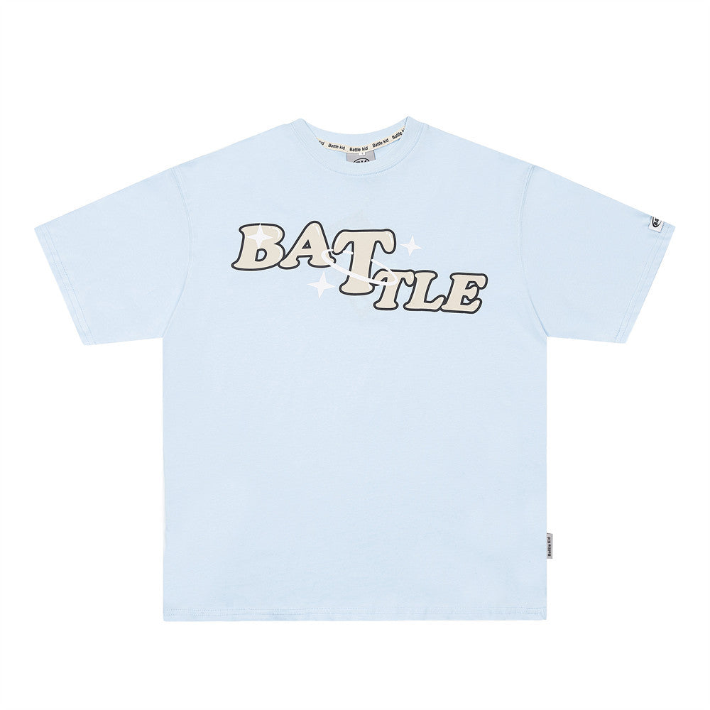 Men's Digital 8 Print Cotton Short-Sleeve Tee