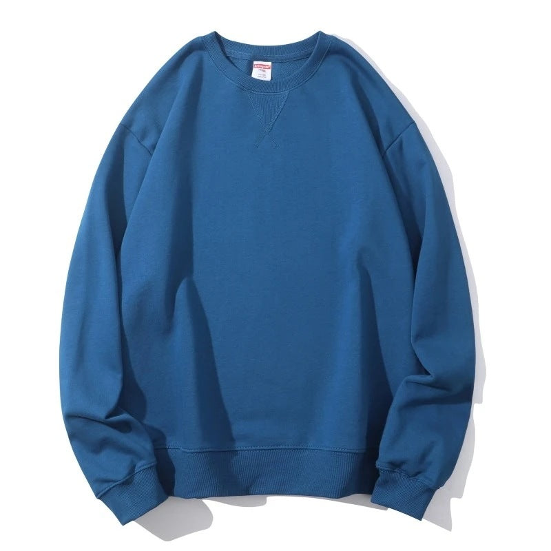Men's Heavy Cotton Terry Crewneck Pullover Sweater