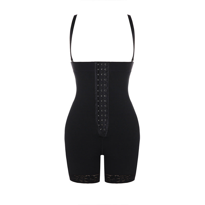 One-piece Shapewear Zip-and-button Body Shaper