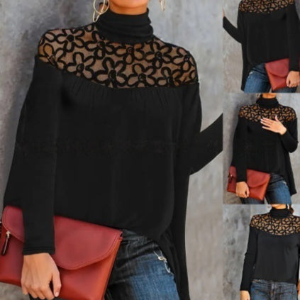 Heavy-duty Hollow-out Crochet Casual Patchwork Womens Knit Sweater