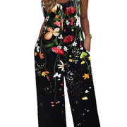 Women's Trendy Printed Sleeveless Jumpsuit Romper
