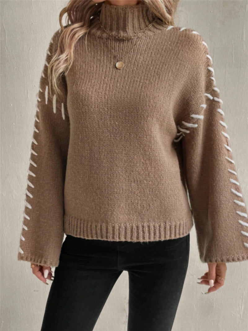 Long Sleeve Casual Loose Knitted Sweater