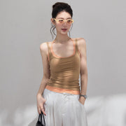Halter Sleeveless Camisole Women's Casual Slimming Outside Wear Top