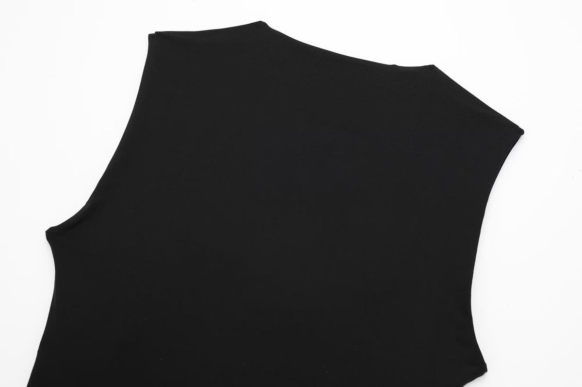 Chic Square Collar Vest Jumpsuit for Women