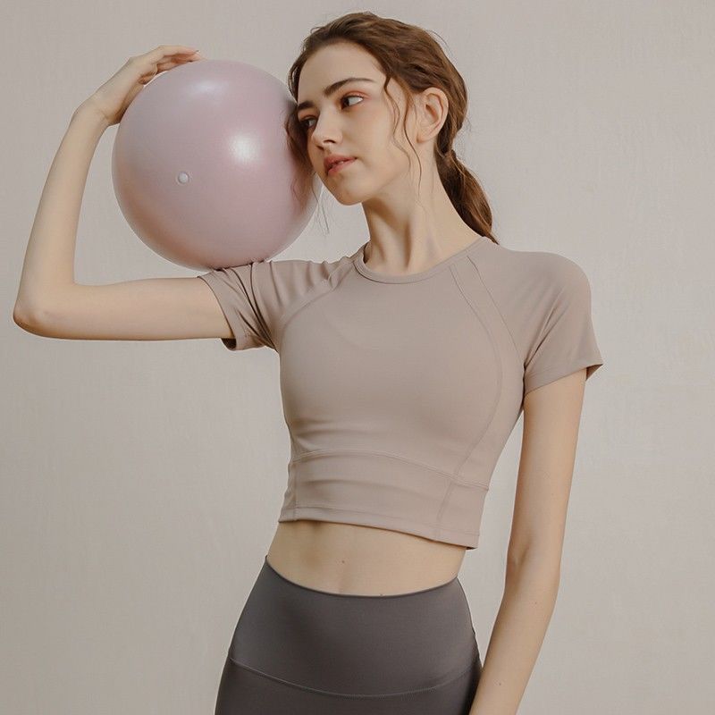 Women's Long Sleeve Yoga Top – Breathable Stretch Tee for Workouts