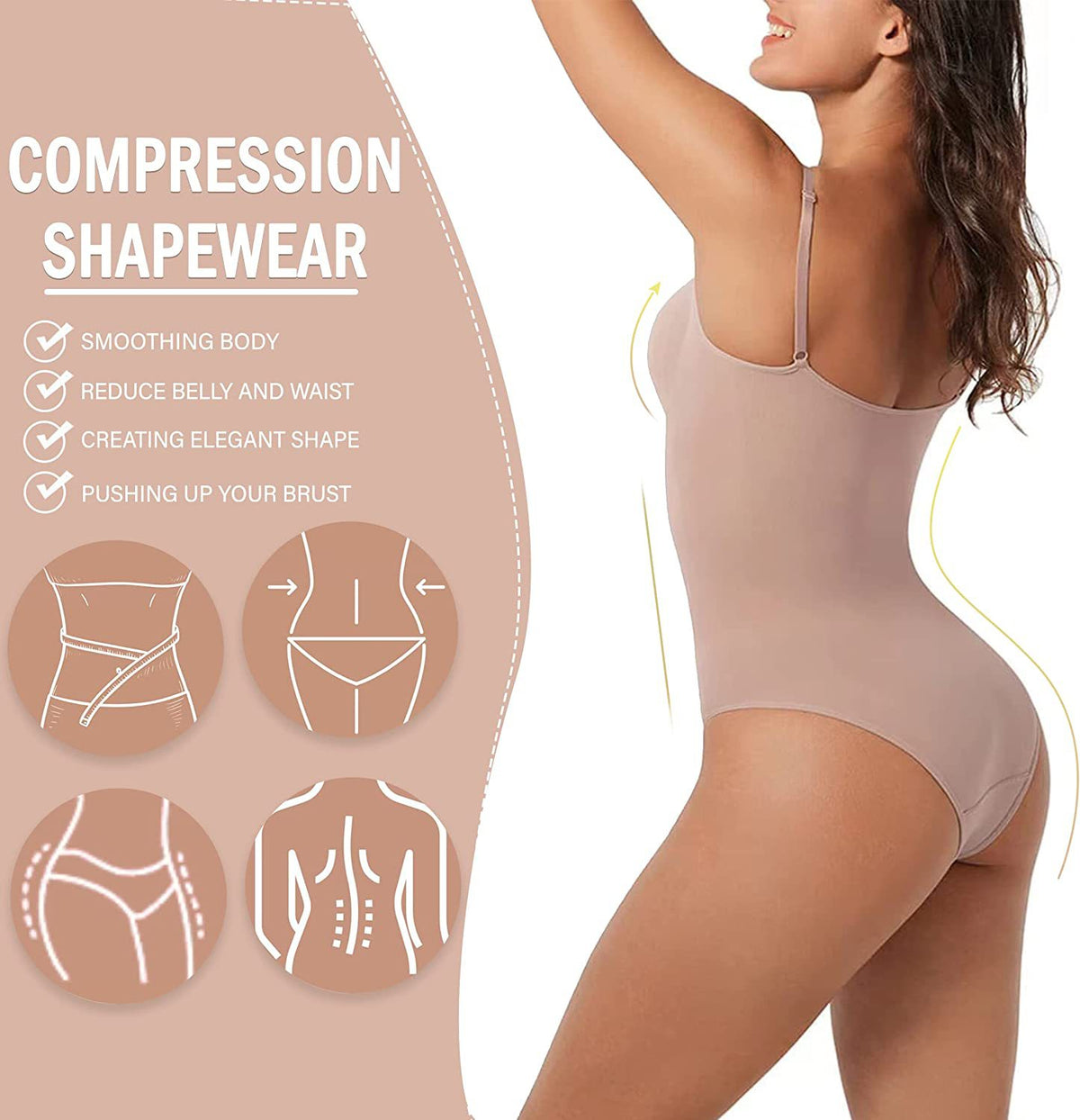 Seamless High-Waist Shaper Panties & Hip Lifter