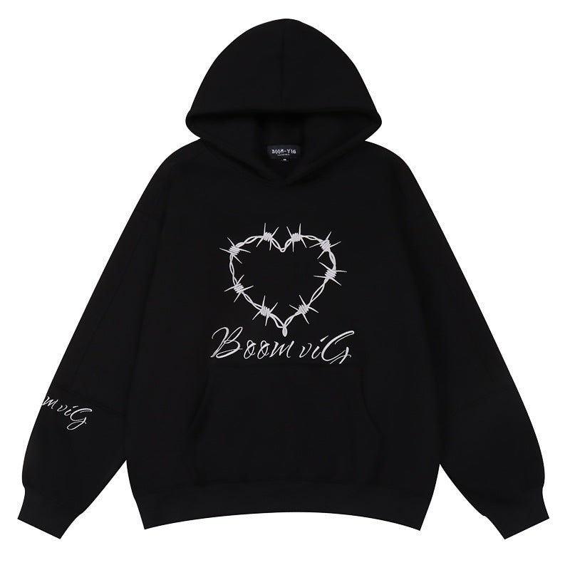 Women's Fleece-Lined Hooded Pullover Cozy Winter Sweatshirt