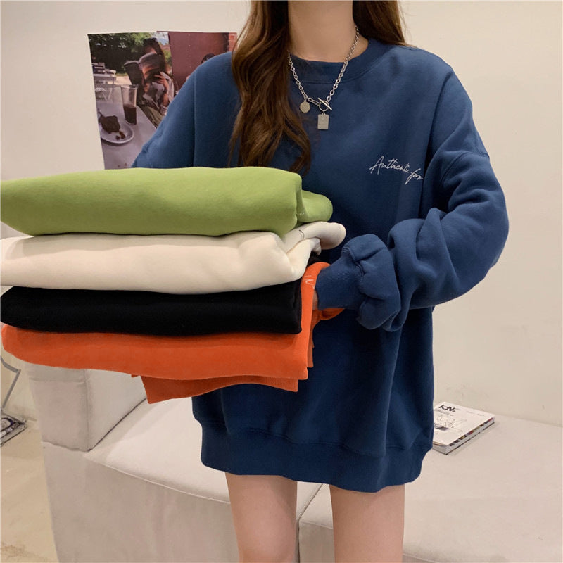 Cozy Korean Style Loose Hoodie for Women