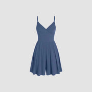 Women's High-Waisted Casual Jumpsuit