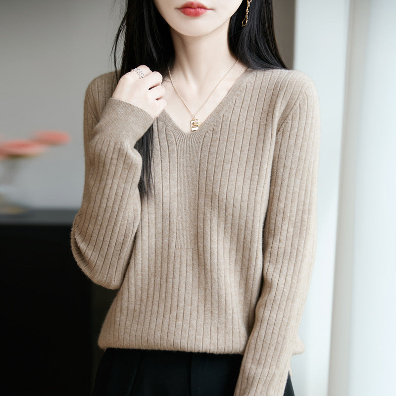 Solid-color Chic Base Top for Layering