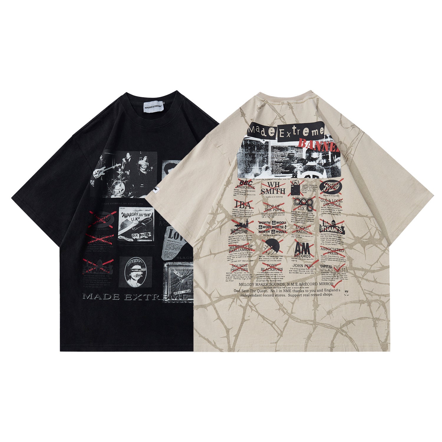 Letter Print Casual Round Neck Short Sleeve Tee