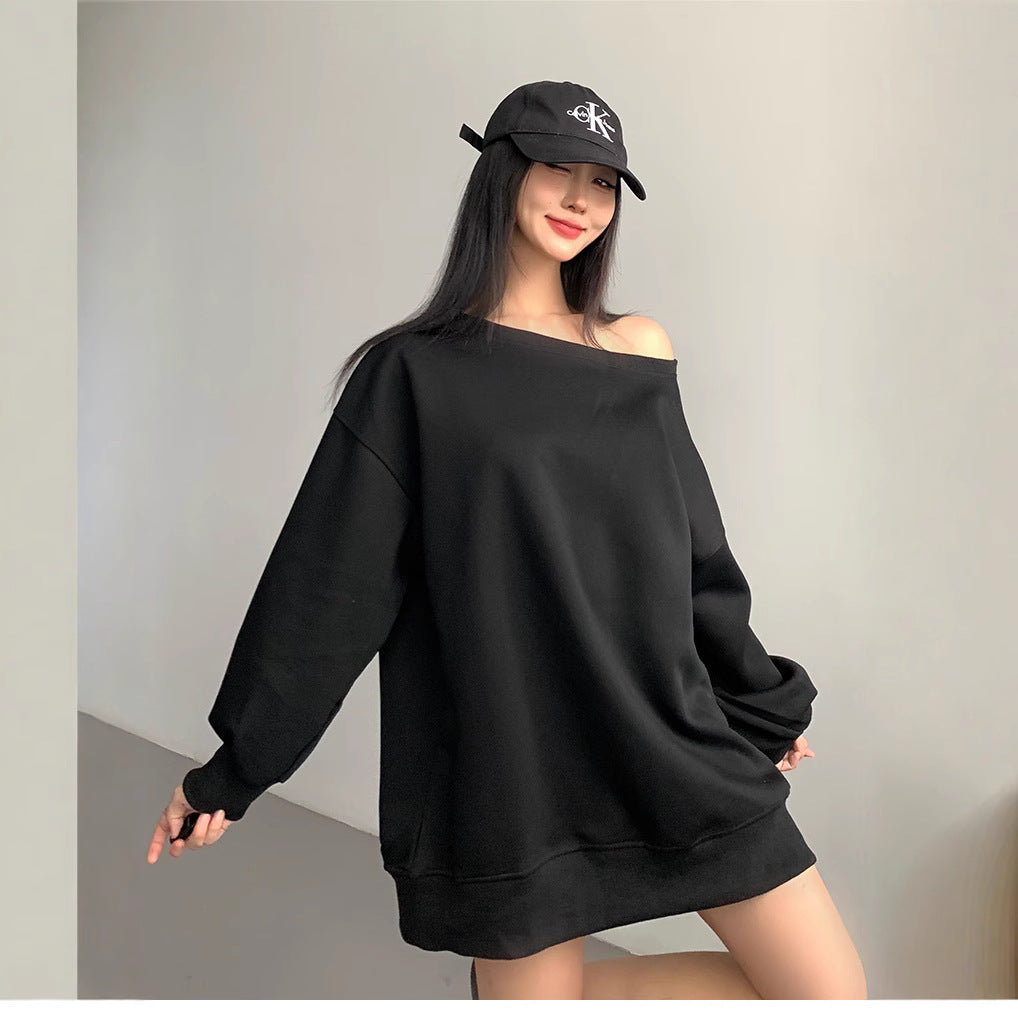 Chic Off-Shoulder Casual Loose Autumn & Winter Sweater