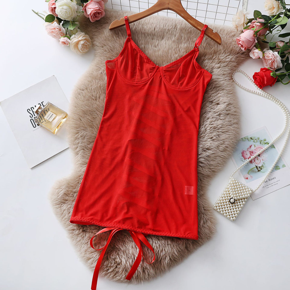 Women's Fashion Transparent Lace Jumpsuit