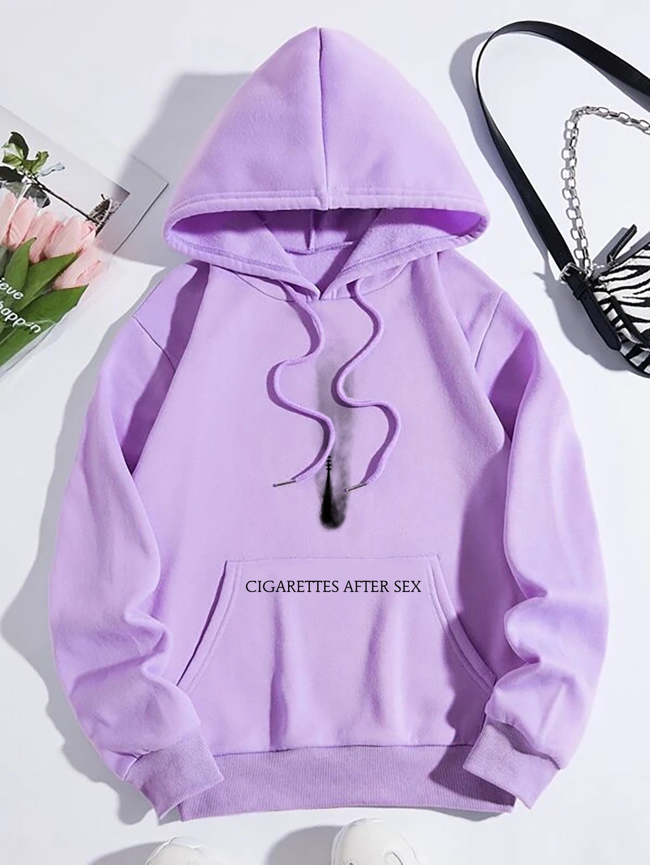 Women's Cozy Fleece-Lined Kangaroo Pocket Hoodie