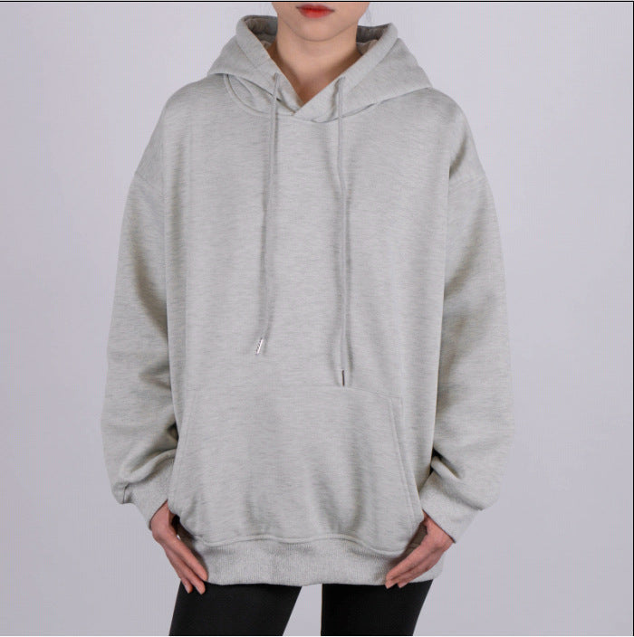 Cozy Fleece Hooded Pullover Winter Sports Sweatshirt