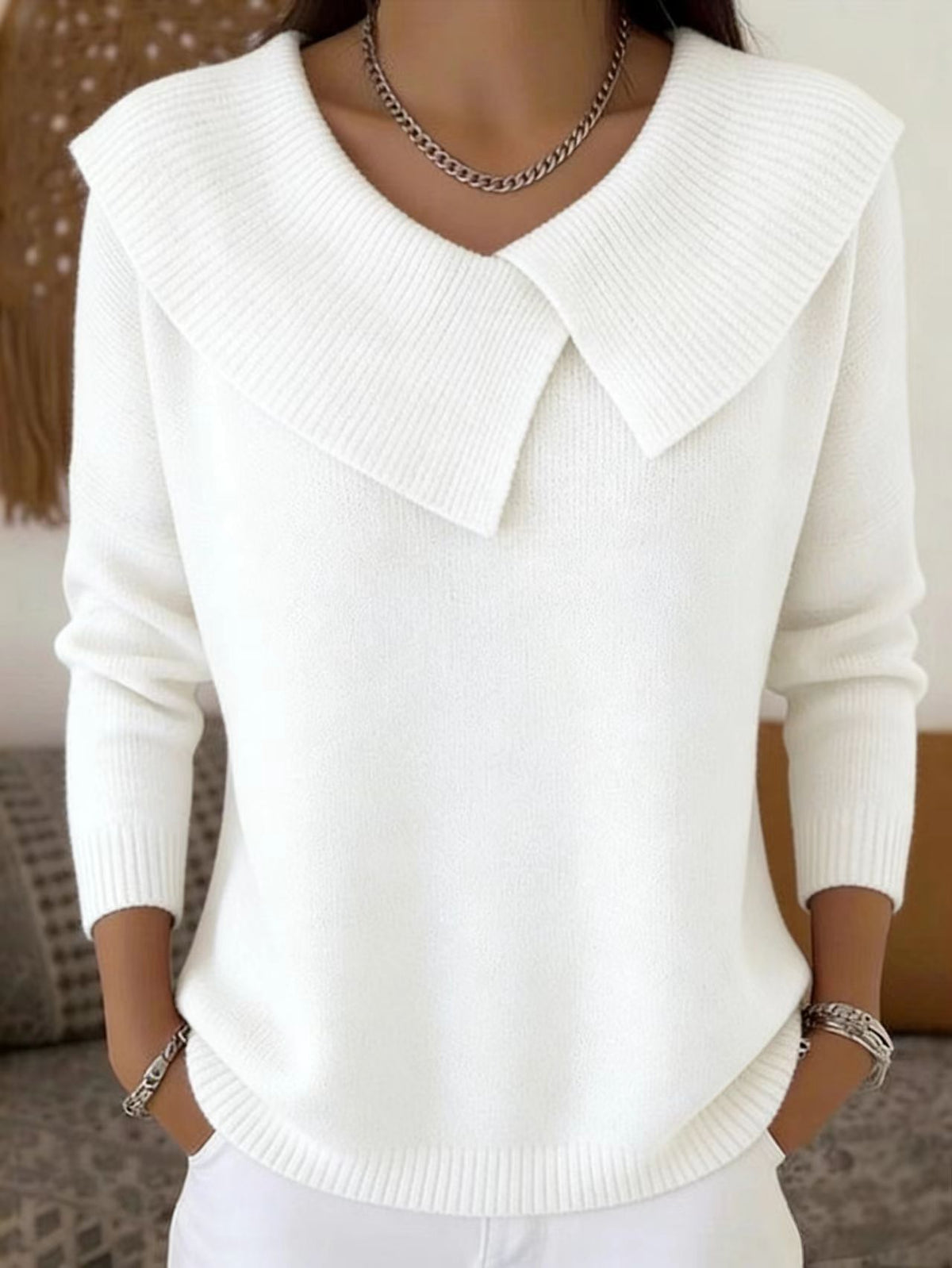 Fashionable Koreanstyle Retro Playful Slimming Turtleneck Sweater