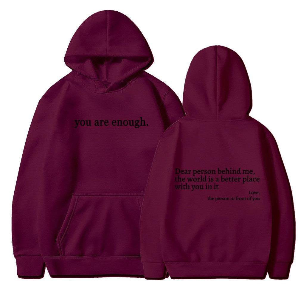 Cozy Brushed Pullover Hoodie with Pocket