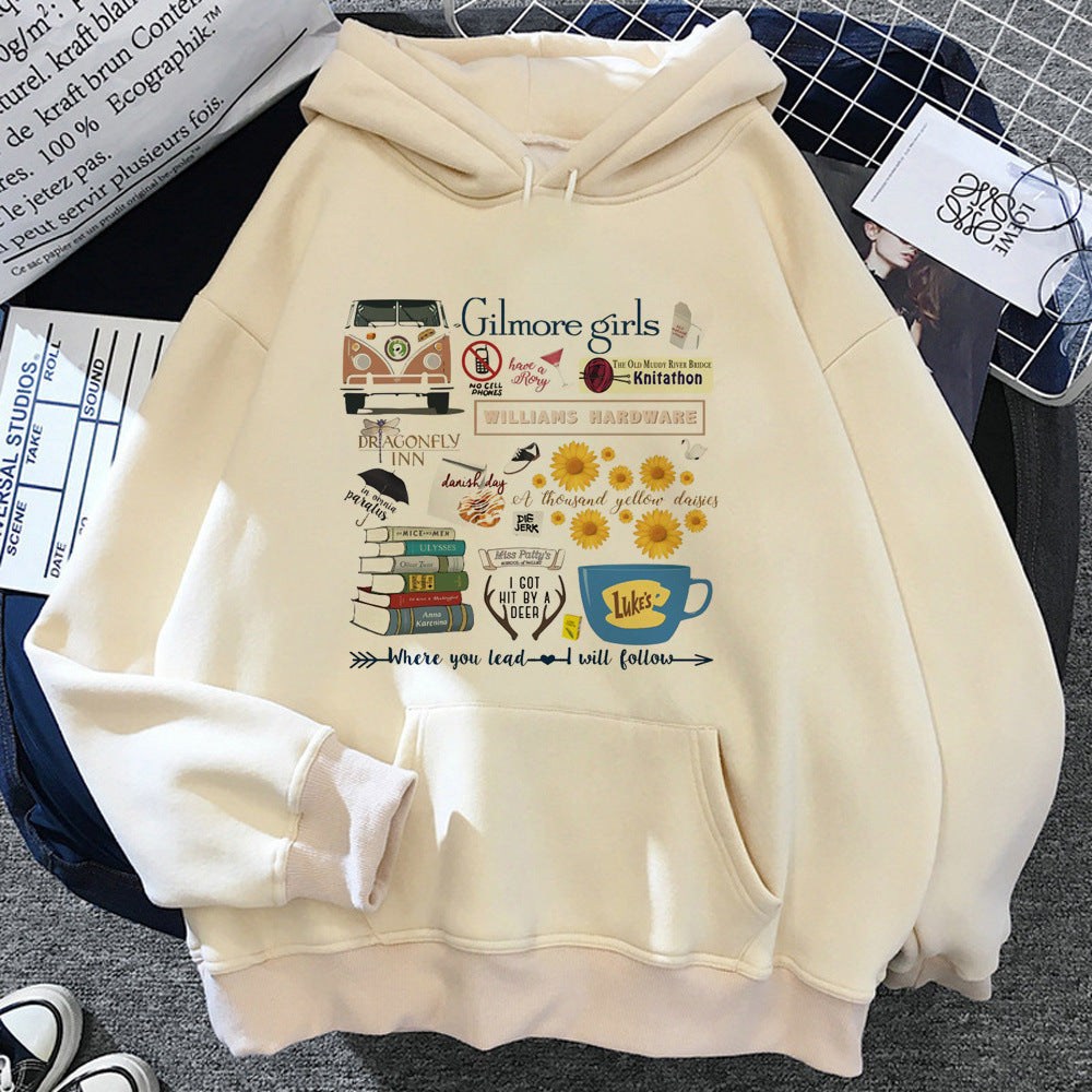 Gilmore Girls Y2K Vintage Winter Pullover Hoodie