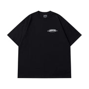 Phantom Letter Print Loose Short-Sleeve Tee