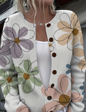 Digital Printed Cardigan Hoodie Jacket