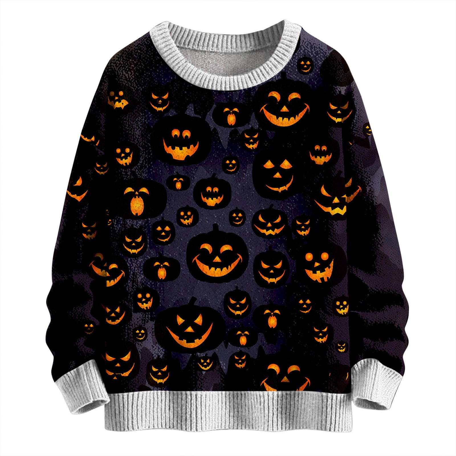 Unisex Printed Crewneck Sweater - Cozy Stylish Pullover