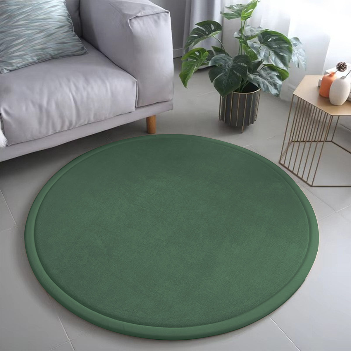 Round Thickened Sponge Floor Mat