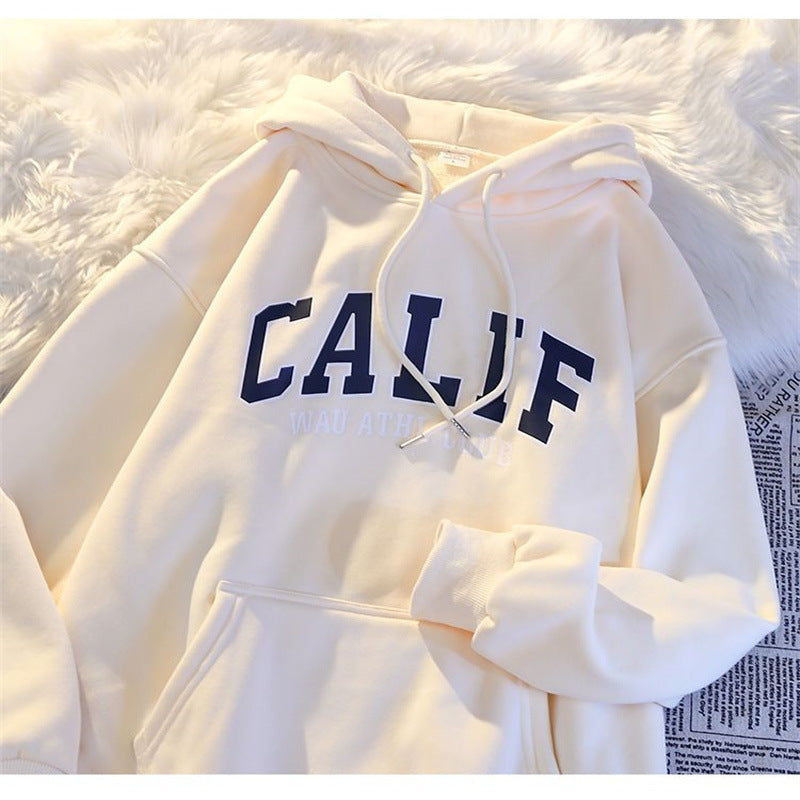 Women's Cozy Fleece-Lined Loose Fall Sweater