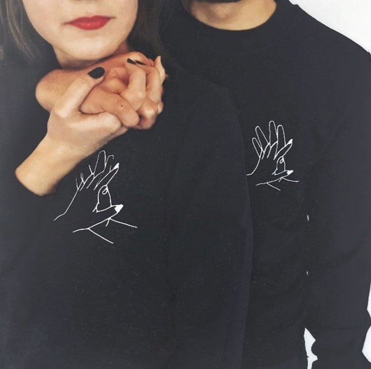 Matching Streetwear Couple Sweatshirt