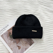Warm Thermal Wool Letter Pullover Knitted Hat