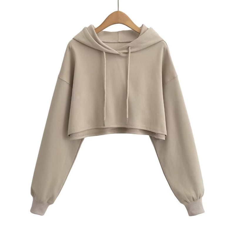 Trendy High-Waist Lace-Up Pullover Sweater