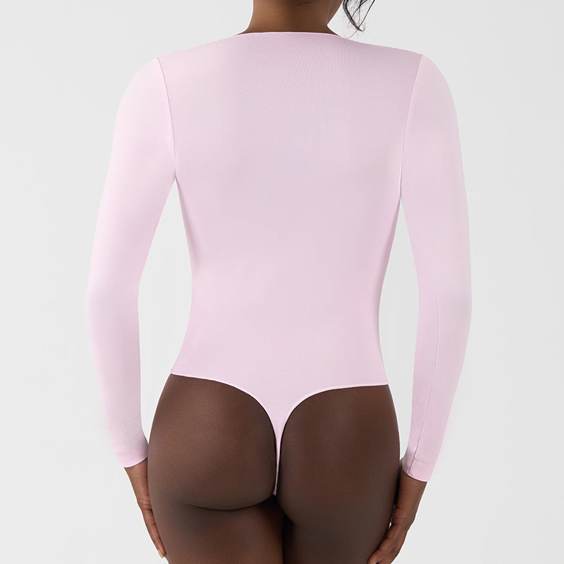 Seamless High-Elastic Frayed Soft Jumpsuit