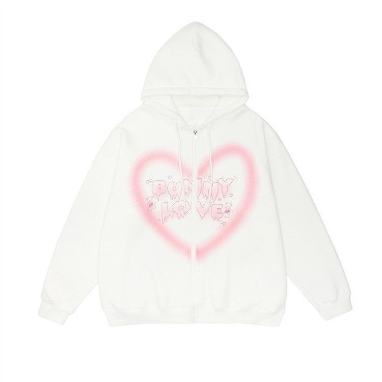 Cozy Women's Love Cardigan Sweet Heart Knit Sweater