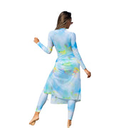 Women's UV Protection Long-Sleeve Swim Jumpsuit