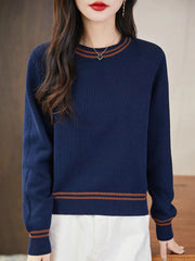 Knit Women's Round-neck Sweater